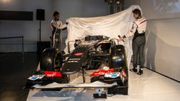  Formula One team Sauber has unveiled its C- Ferrari car for the  season along with its all-new driving team of Nico Huelkenberg and Esteban Gutierrez.